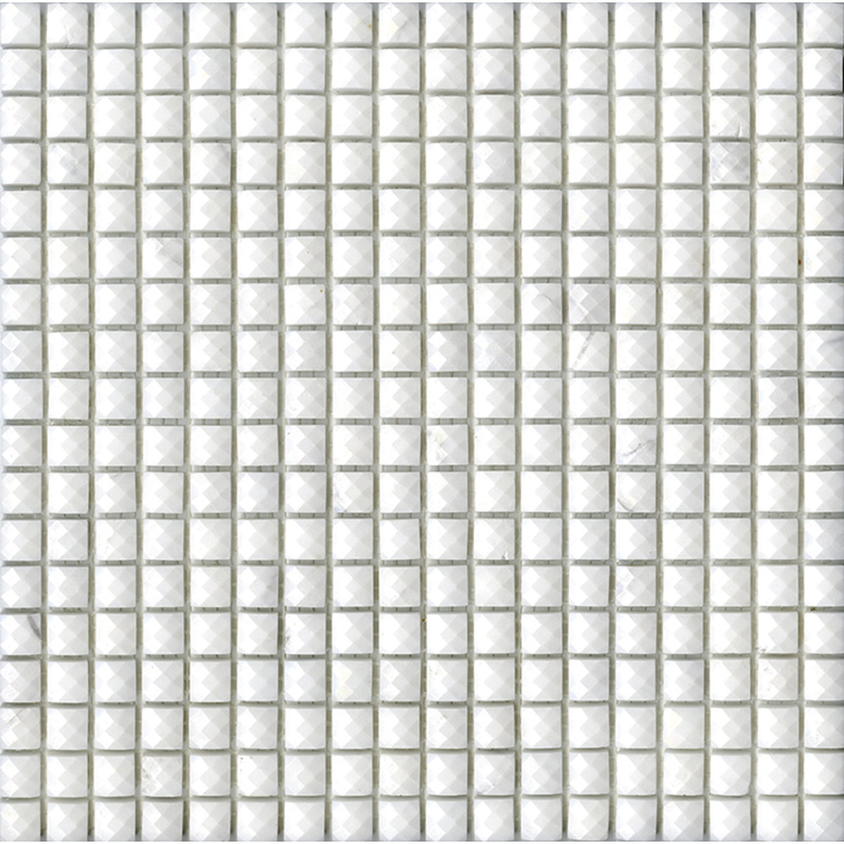 PŁYTKA MOZAIKA KAMIENNA ESSENTIAL DIAMOND PERSIAN WHITE 30.5 x 30.5 CM OD L'ANTIC