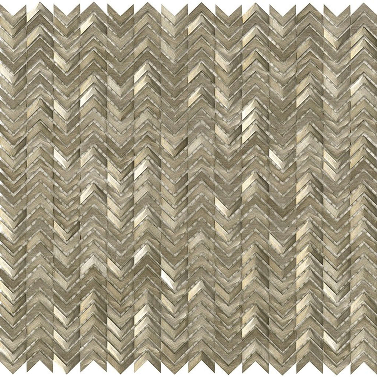PŁYTKA MOZAIKA METALOWA GRAVITY ALUMINIUM ARROW GOLD 30 x 29.8 CM OD L'ANTIC