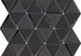 PŁYTKA MOZAIKA SZKLANA EFFECT TRIANGLE BLACK 26 x 31 CM OD L'ANTIC