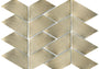 PŁYTKA MOZAIKA METALOWA GRAVITY ALUMINIUM TRACE GOLD 28.1 x 22.1 CM OD L'ANTIC
