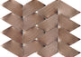 PŁYTKA MOZAIKA METALOWA GRAVITY ALUMINIUM TRACE COPPER 28.1 x 22.1 CM OD L'ANTIC