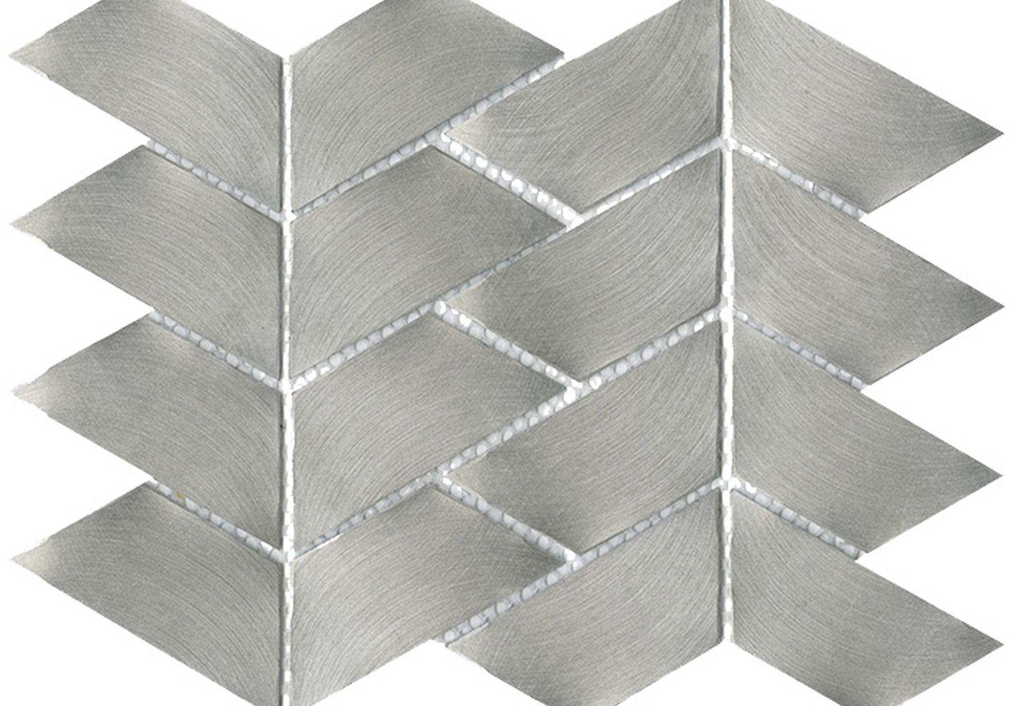 PŁYTKA MOZAIKA METALOWA GRAVITY ALUMINIUM TRACE METAL 28.1 x 22.1 CM OD L'ANTIC