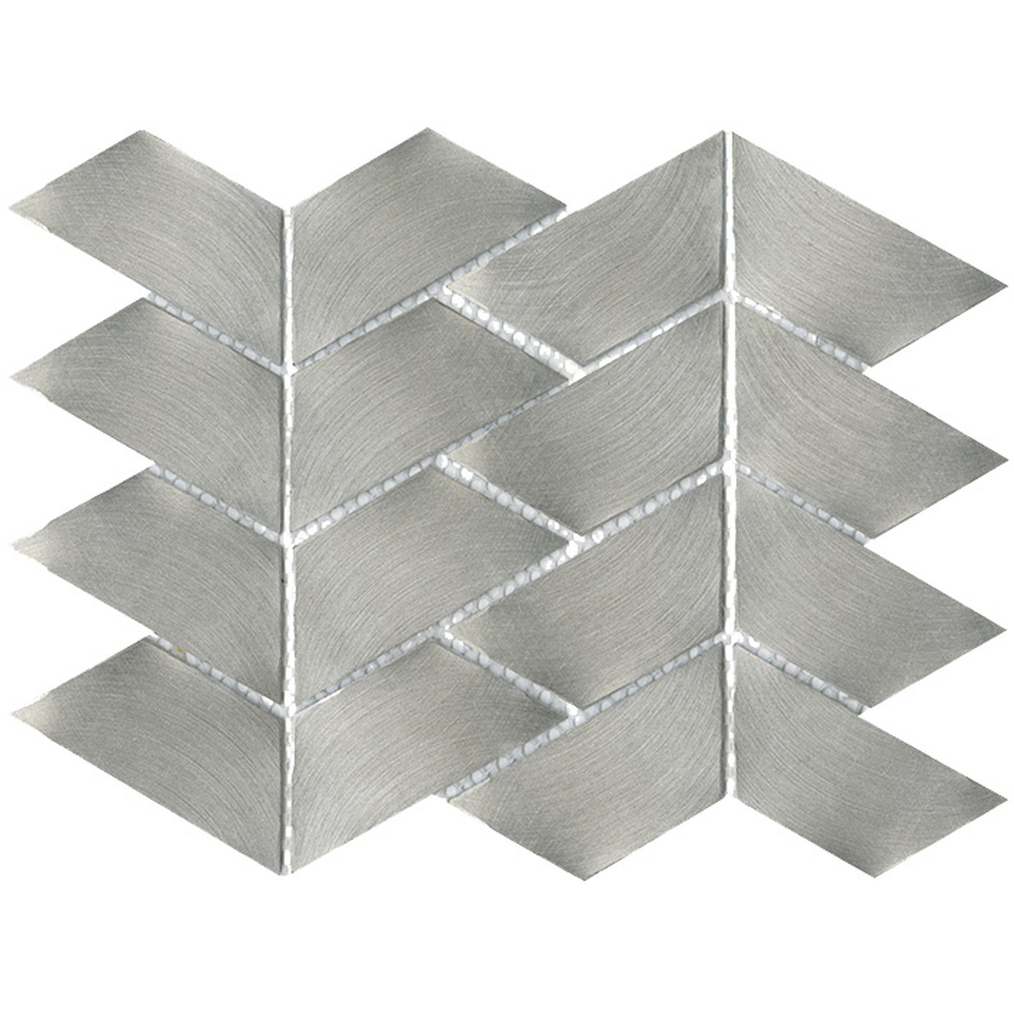 PŁYTKA MOZAIKA METALOWA GRAVITY ALUMINIUM TRACE METAL 28.1 x 22.1 CM OD L'ANTIC