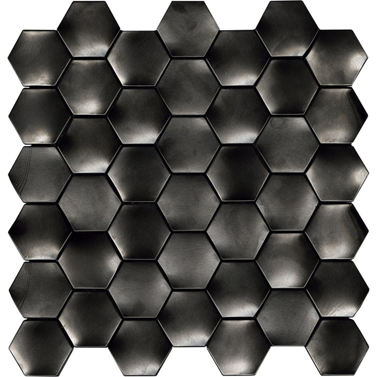 PŁYTKA MOZAIKA METALOWA WEB ANTHRACITE 29.3 x 29.1 CM OD L'ANTIC