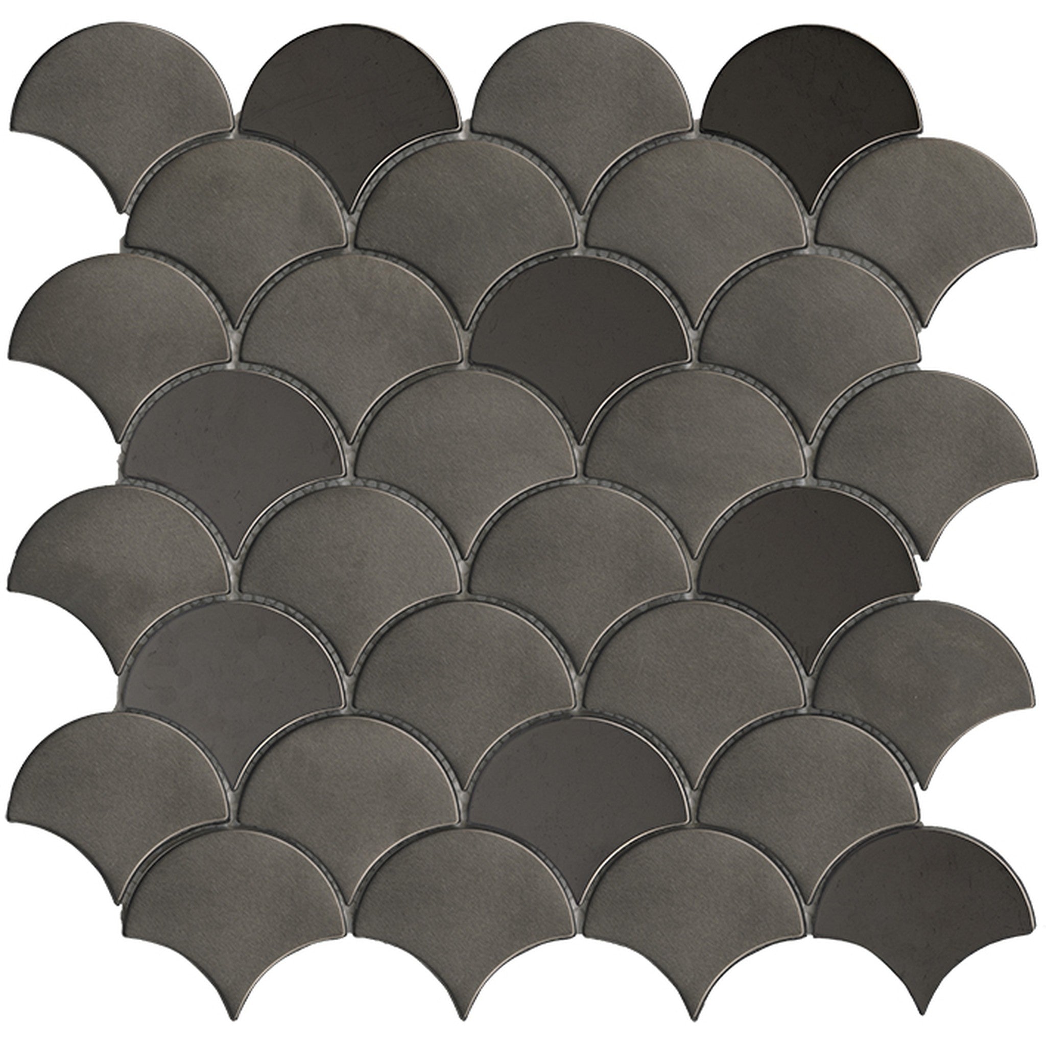 PŁYTKA MOZAIKA METALOWA DROP ANTHRACITE 29.5 x 29.6 CM OD L'ANTIC