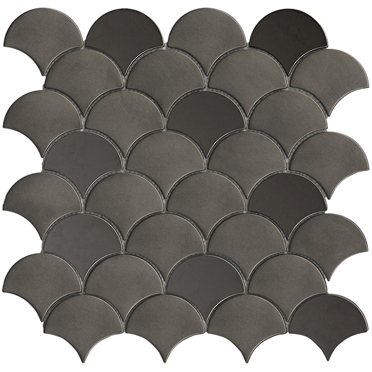 PŁYTKA MOZAIKA METALOWA DROP ANTHRACITE 29.5 x 29.6 CM OD L'ANTIC