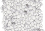 PŁYTKA MOZAIKA SZKLANA BOULDER CARRARA 30.5 x 30.5 CM OD L'ANTIC