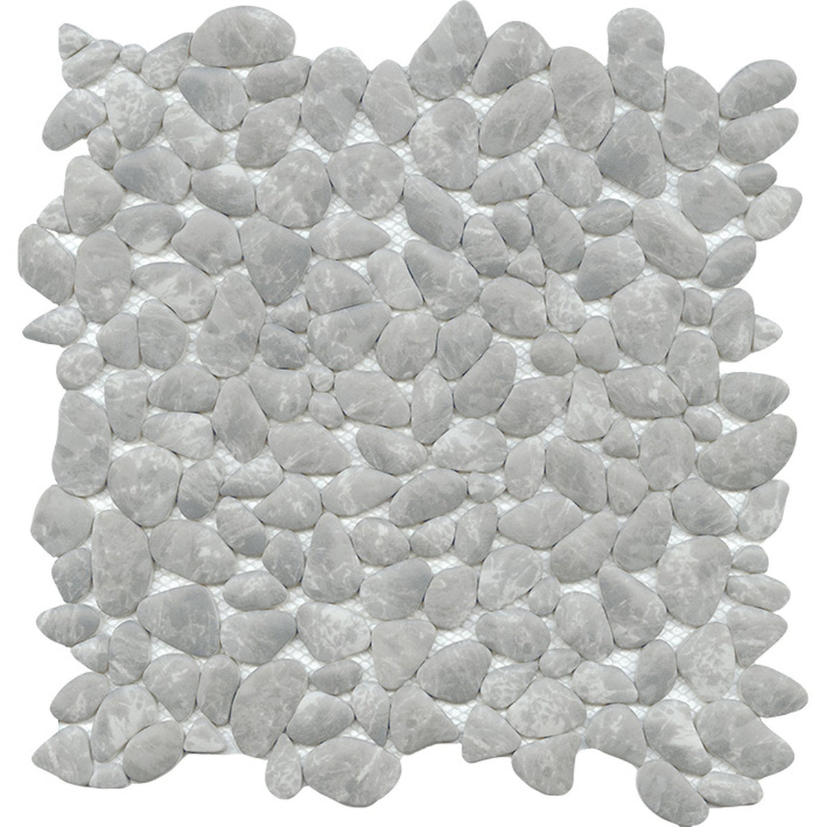 PŁYTKA MOZAIKA SZKLANA BOULDER GREY 30.5 x 30.5 CM OD L'ANTIC