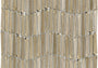 PŁYTKA MOZAIKA METALOWA GRAVITY ALUMINIUM WAVE GOLD 30.2 x 28.9 CM OD L'ANTIC