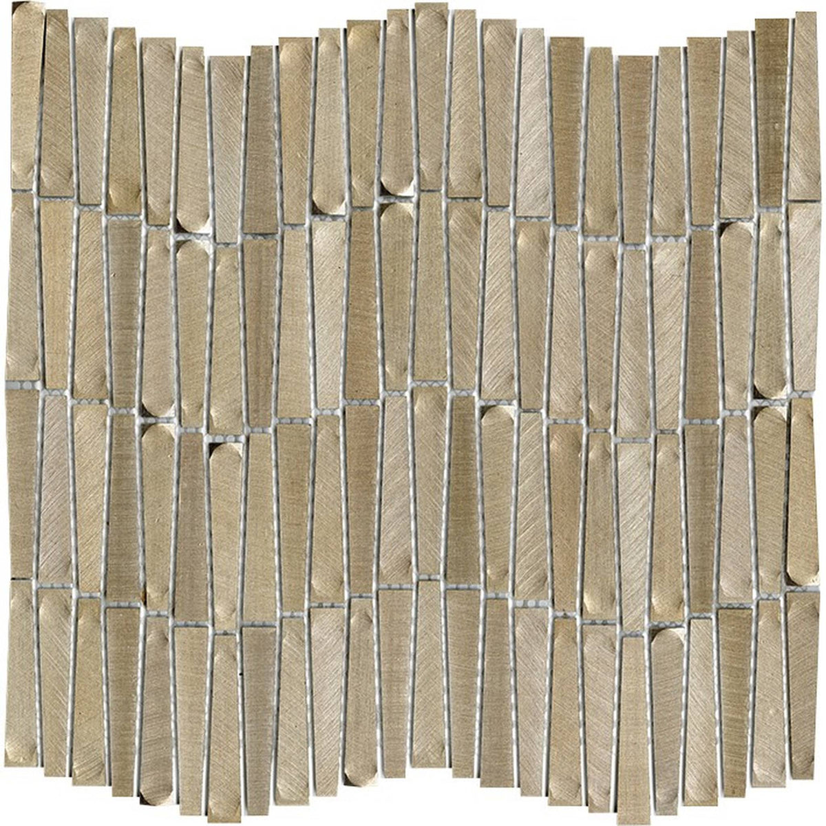 PŁYTKA MOZAIKA METALOWA GRAVITY ALUMINIUM WAVE GOLD 30.2 x 28.9 CM OD L'ANTIC