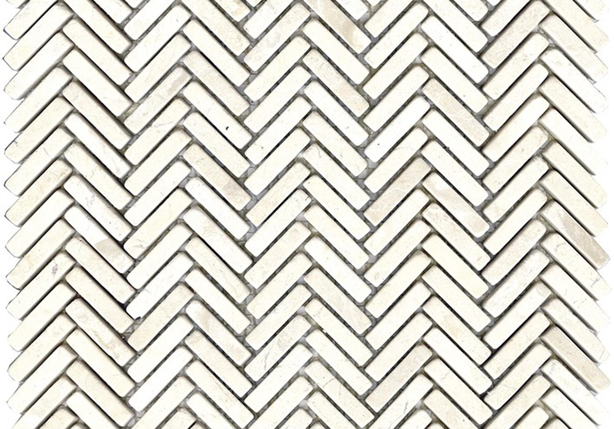 PŁYTKA MOZAIKA KAMIENNA PARADISE ARROW BLANCO 27.2 x 29.2 CM OD L'ANTIC