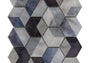 PŁYTKA MOZAIKA METALOWA FUTURE SAPPHIRE 30 x 25.8 CM OD L'ANTIC