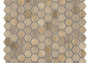 PŁYTKA MOZAIKA METALOWA GRAVITY ALUMINIUM SIDES GOLD 29.2 x 27.7 CM OD L'ANTIC