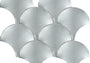 PŁYTKA MOZAIKA METALOWA GRAVITY ALUMINIUM SHELL AQUAMARINE 24,4 24.4 x 24.4 CM OD L'ANTIC