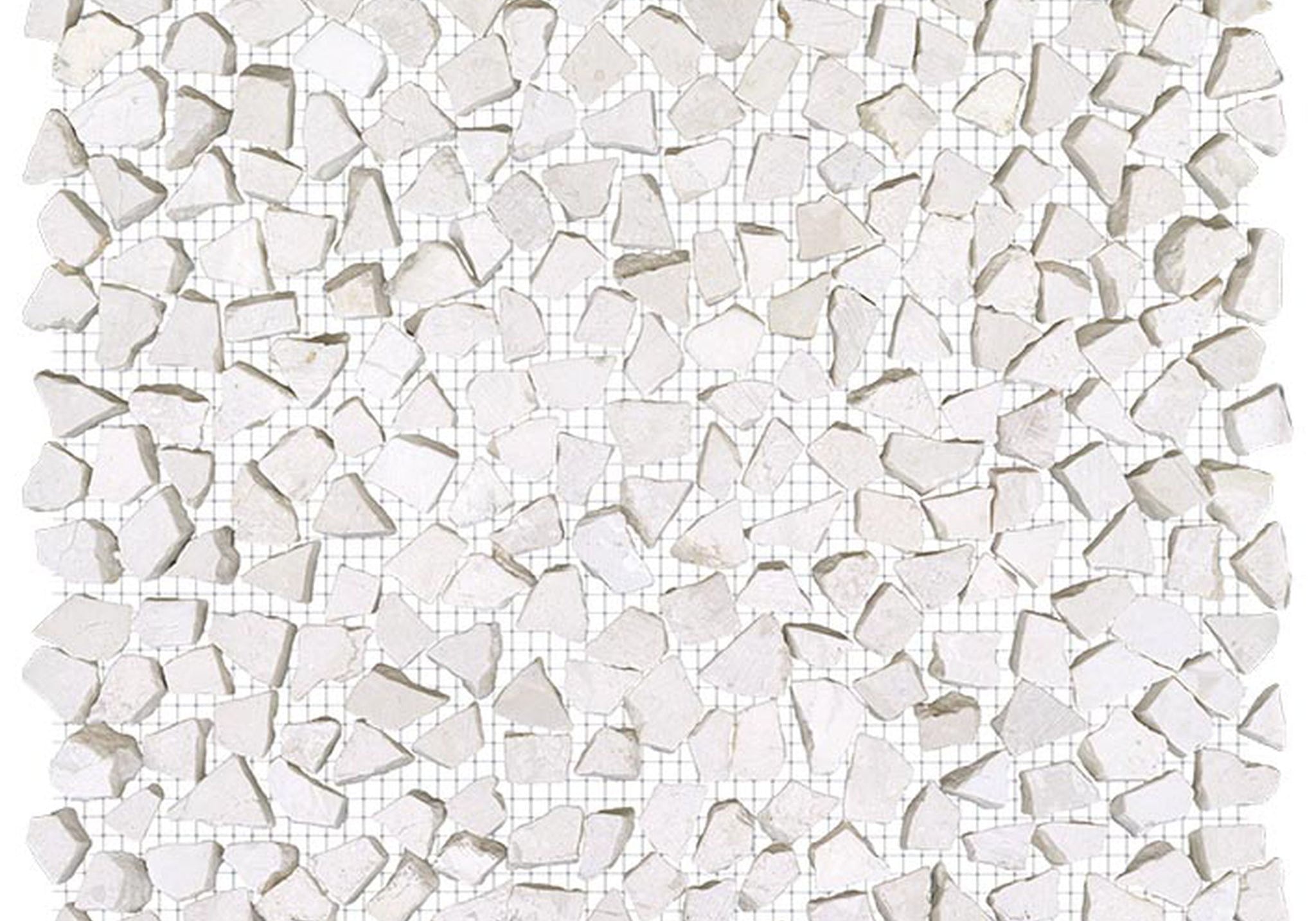PŁYTKA MOZAIKA KAMIENNA PARADISE TINYBROKEN EDGE BLANCO 31 x 31 CM OD L'ANTIC