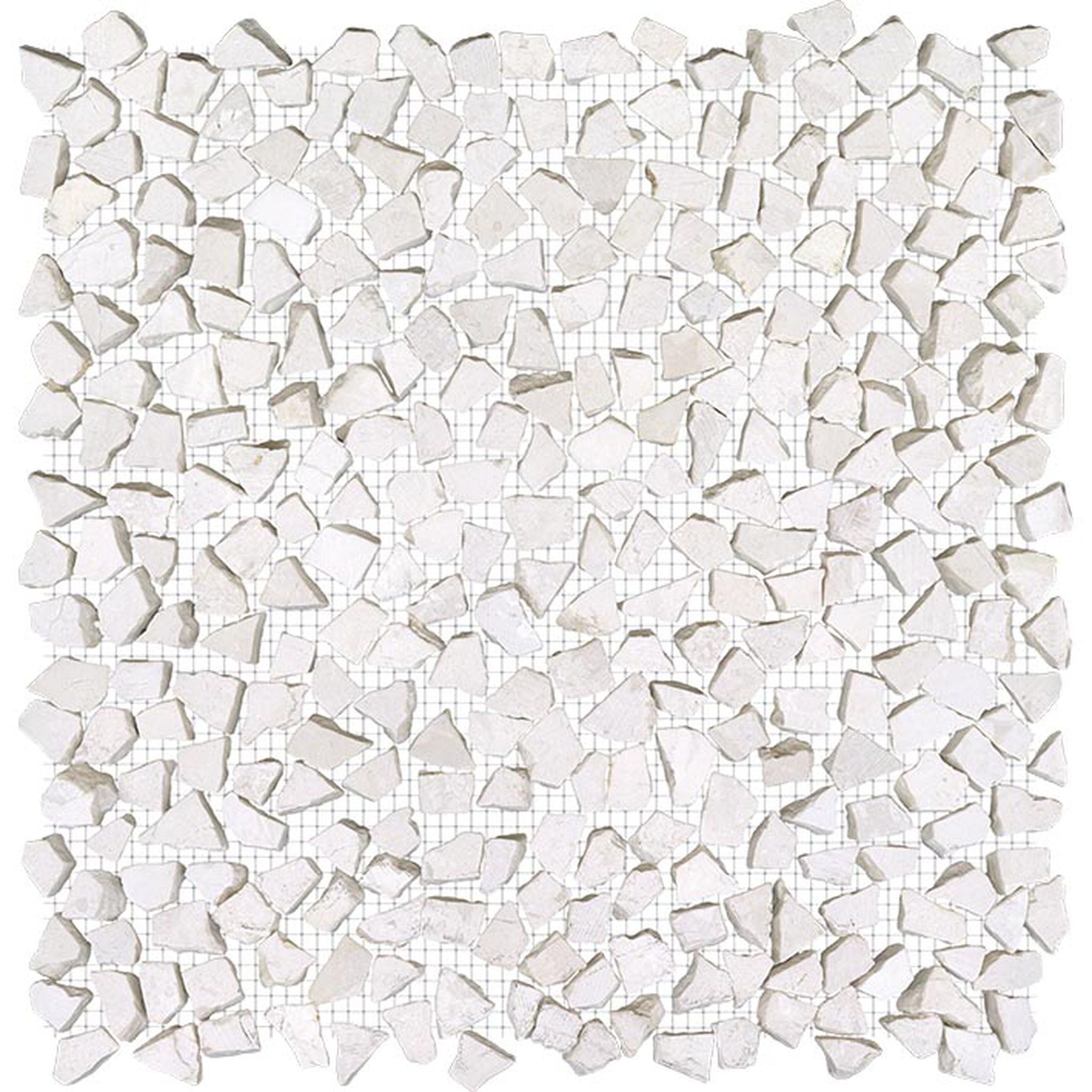 PŁYTKA MOZAIKA KAMIENNA PARADISE TINYBROKEN EDGE BLANCO 31 x 31 CM OD L'ANTIC