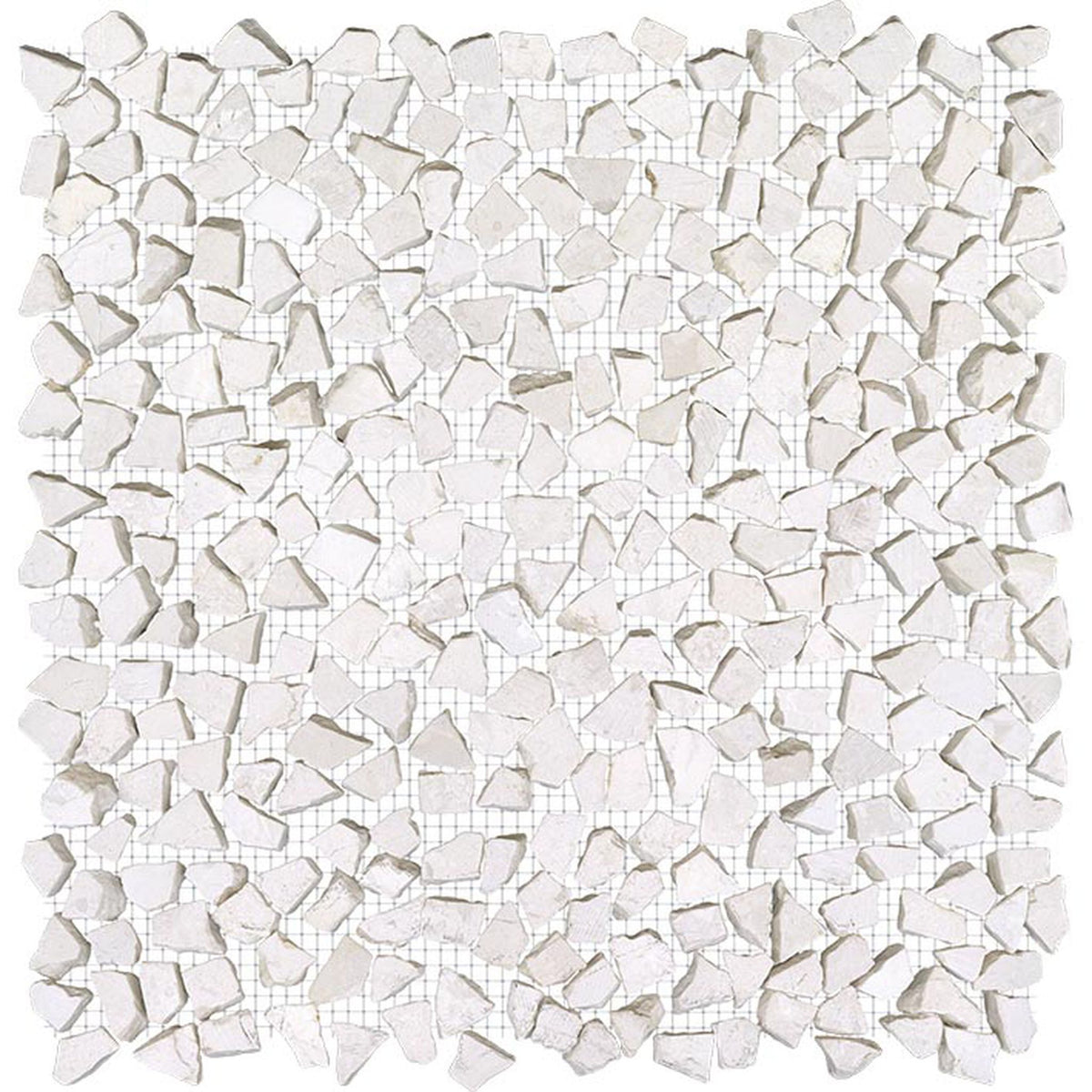 PŁYTKA MOZAIKA KAMIENNA PARADISE TINYBROKEN EDGE BLANCO 31 x 31 CM OD L'ANTIC