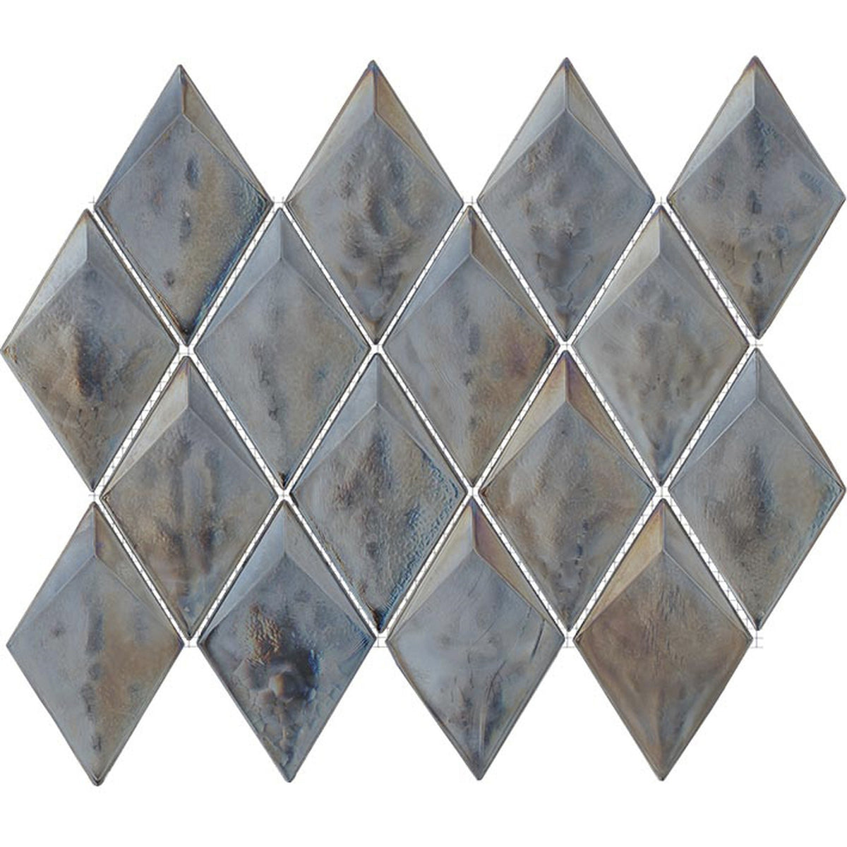 PŁYTKA MOZAIKA SZKLANA OPAL STEEL 31,2X24X0,55/0,96 24 x 31.2 CM OD L'ANTIC