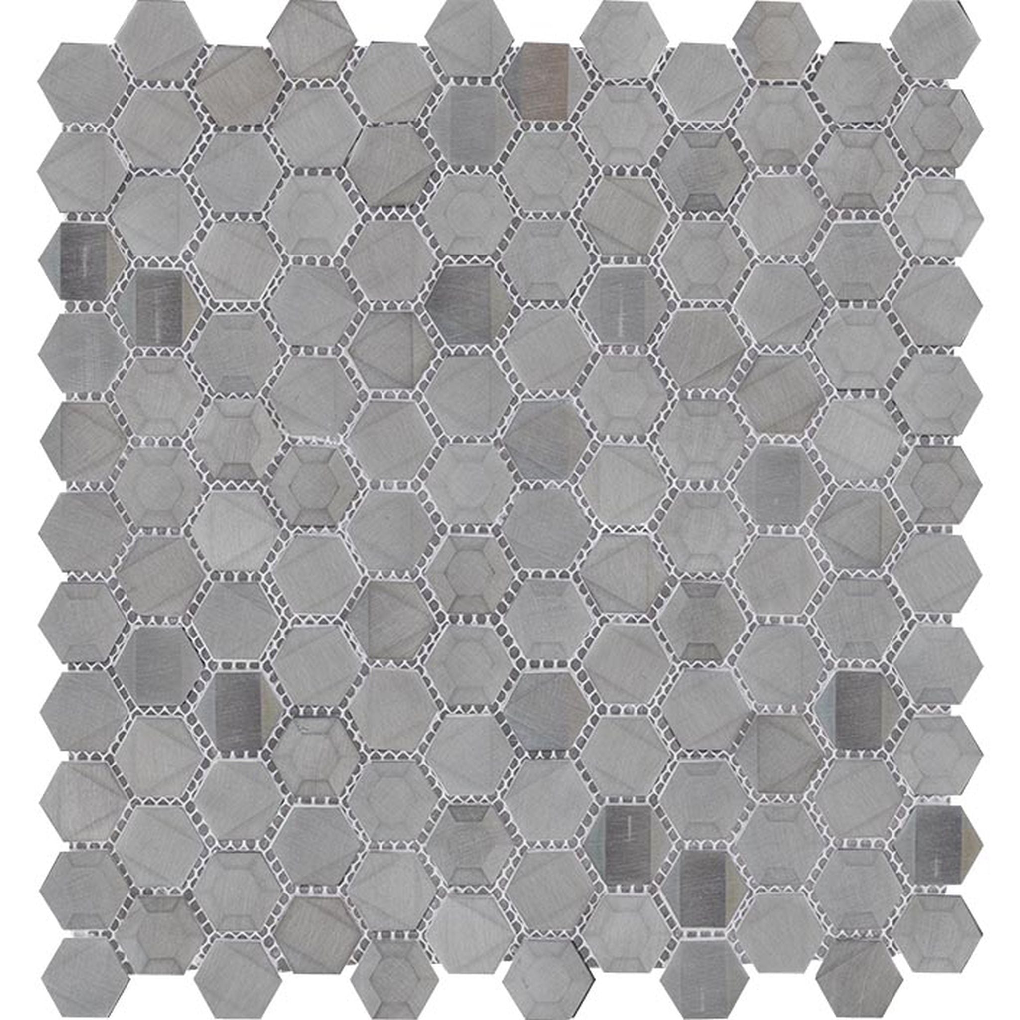 PŁYTKA MOZAIKA METALOWA GRAVITY ALUMINIUM SIDES METAL 29.2 x 27.7 CM OD L'ANTIC