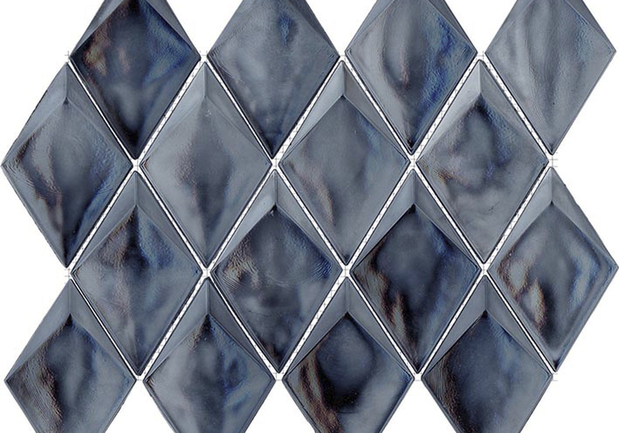 PŁYTKA MOZAIKA SZKLANA OPAL BLUE 31,2X24X0,55/0,96 24 x 31.2 CM OD L'ANTIC