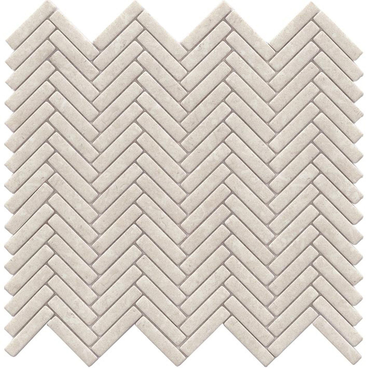 PŁYTKA MOZAIKA SZKLANA HERRINGBONE CORAL CALIZA 28 x 26 CM OD L'ANTIC