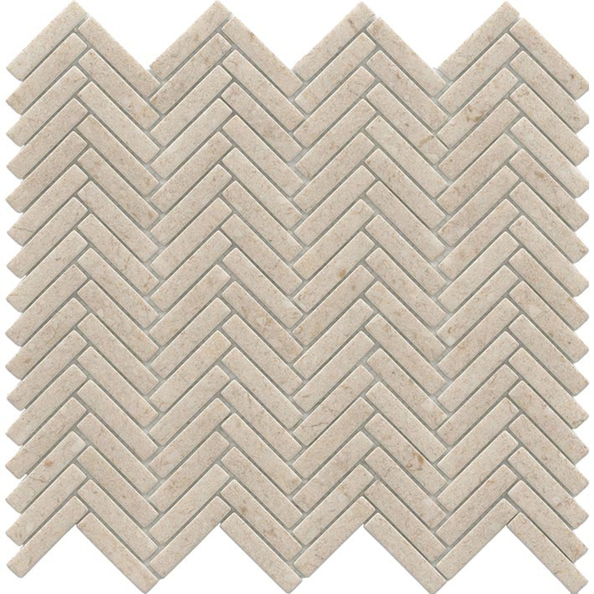 PŁYTKA MOZAIKA SZKLANA HERRINGBONE DORCIA MARFIL 28 x 26 CM OD L'ANTIC