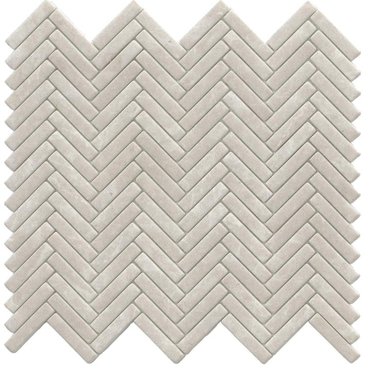 PŁYTKA MOZAIKA SZKLANA HERRINGBONE MYSTIC BEIGE 28 x 26 CM OD L'ANTIC