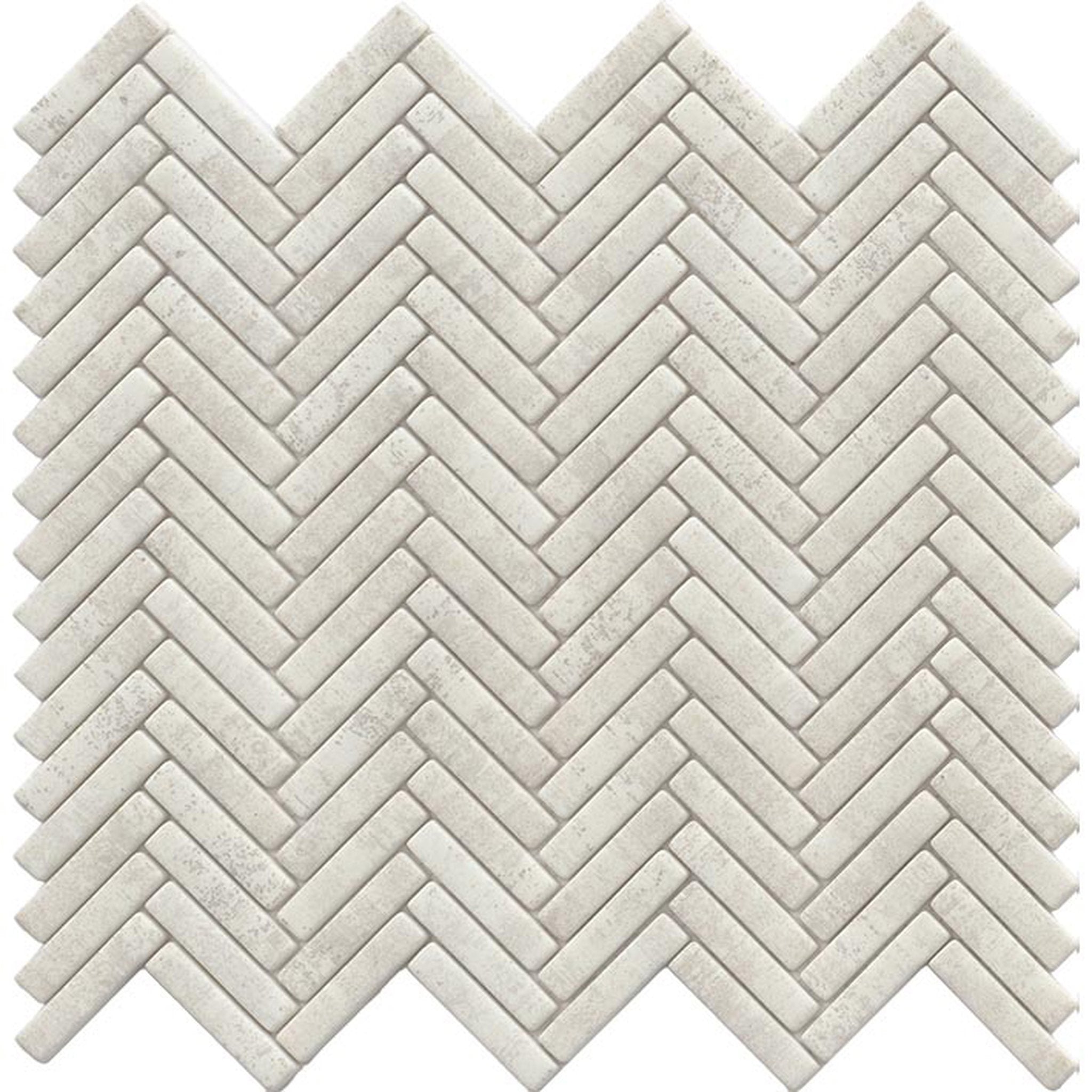 PŁYTKA MOZAIKA SZKLANA HERRINGBONE NANTES CALIZA 28 x 26 CM OD L'ANTIC