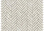PŁYTKA MOZAIKA SZKLANA HERRINGBONE NANTES CALIZA 28 x 26 CM OD L'ANTIC