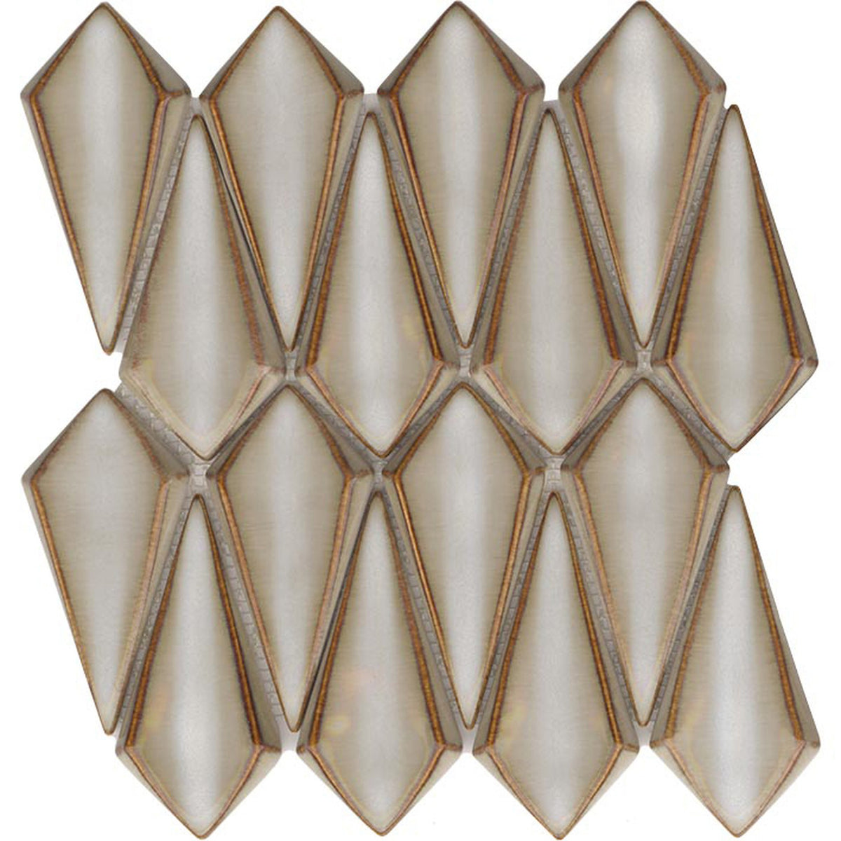 PŁYTKA MOZAIKA SZKLANA TUSK SILVER 31X31,5X1,1/2 31.5 x 31 CM OD L'ANTIC