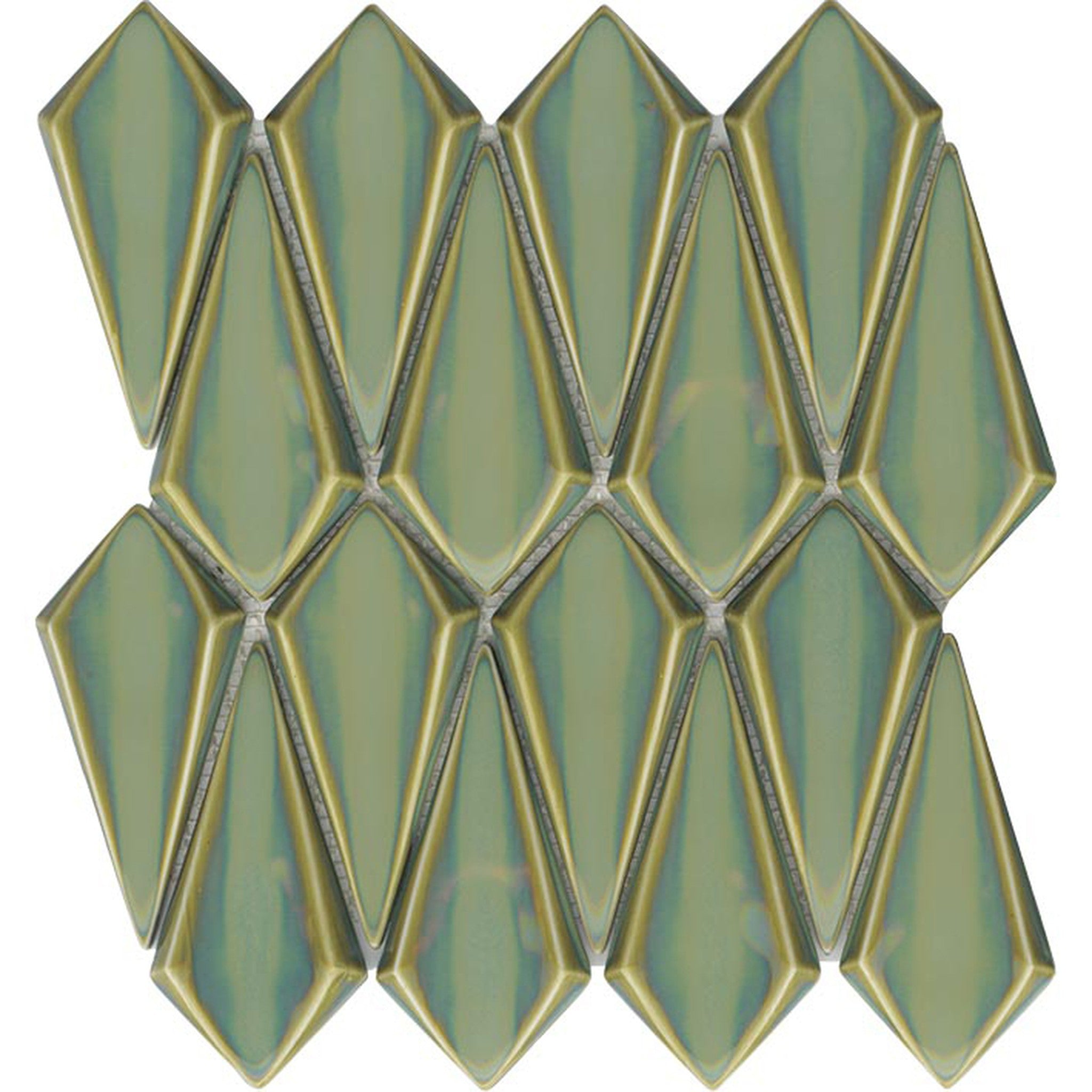 PŁYTKA MOZAIKA SZKLANA TUSK EMERALD 31X31,5X1,1/2 31.5 x 31 CM OD L'ANTIC