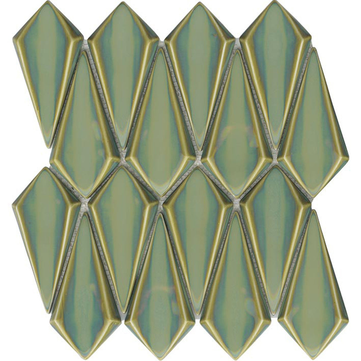 PŁYTKA MOZAIKA SZKLANA TUSK EMERALD 31X31,5X1,1/2 31.5 x 31 CM OD L'ANTIC