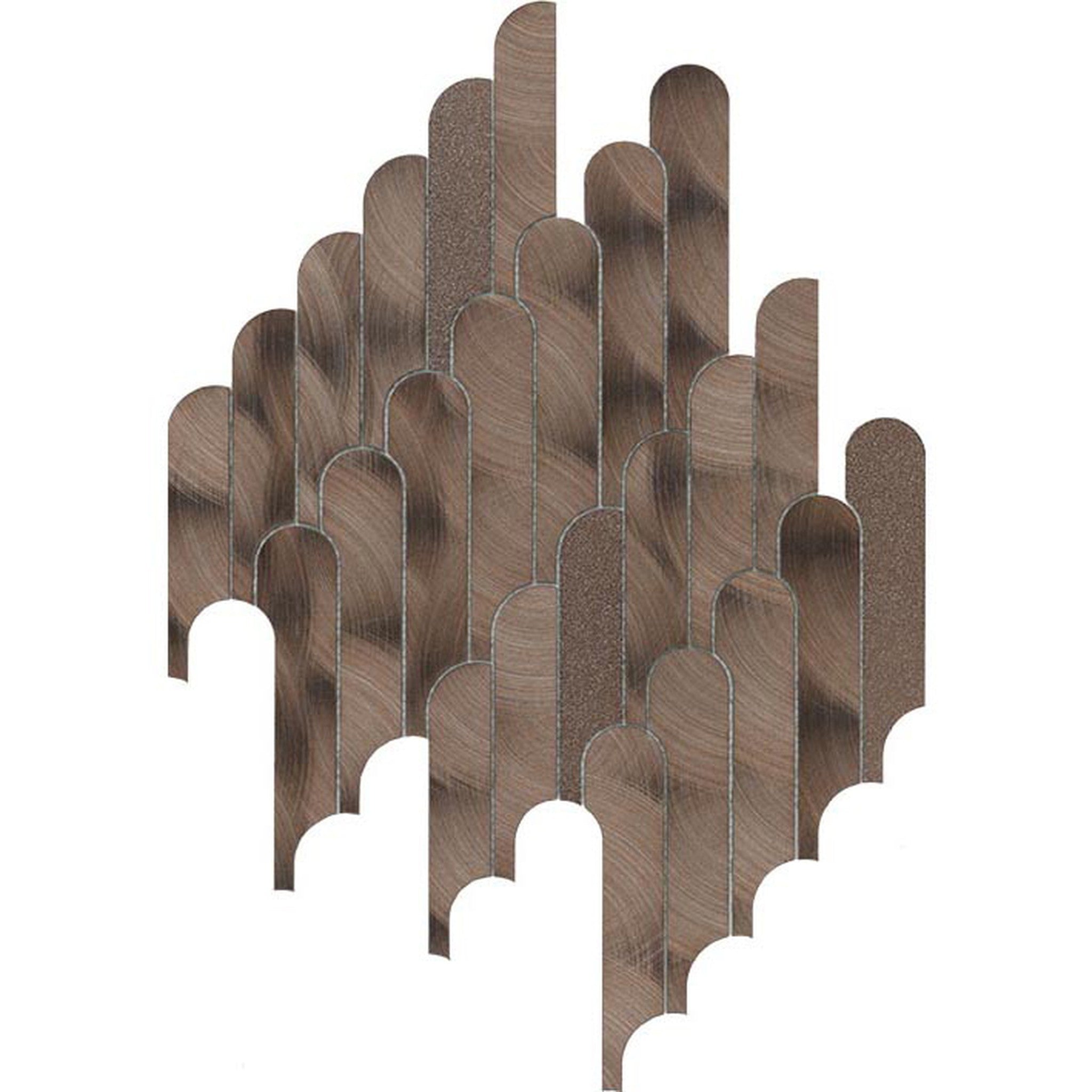 PŁYTKA MOZAIKA METALOWA DIGIT COPPER 27.7 x 24.7 CM OD L'ANTIC