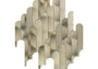 PŁYTKA MOZAIKA METALOWA DIGIT GOLD 27.7 x 24.7 CM OD L'ANTIC