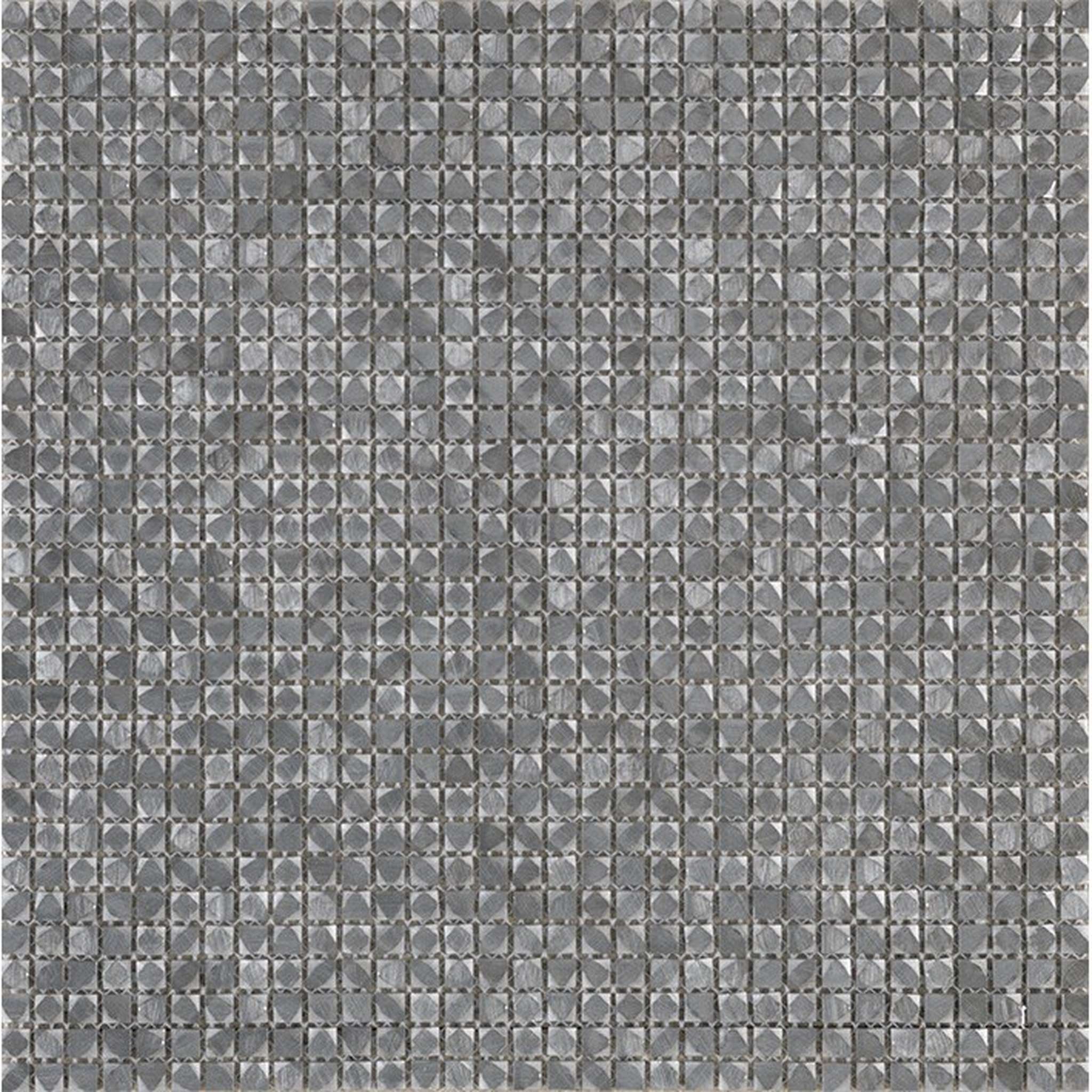 PŁYTKA MOZAIKA METALOWA GRAVITY ALUMINIUM CUBIC METAL 30.5 x 30.5 CM OD L'ANTIC