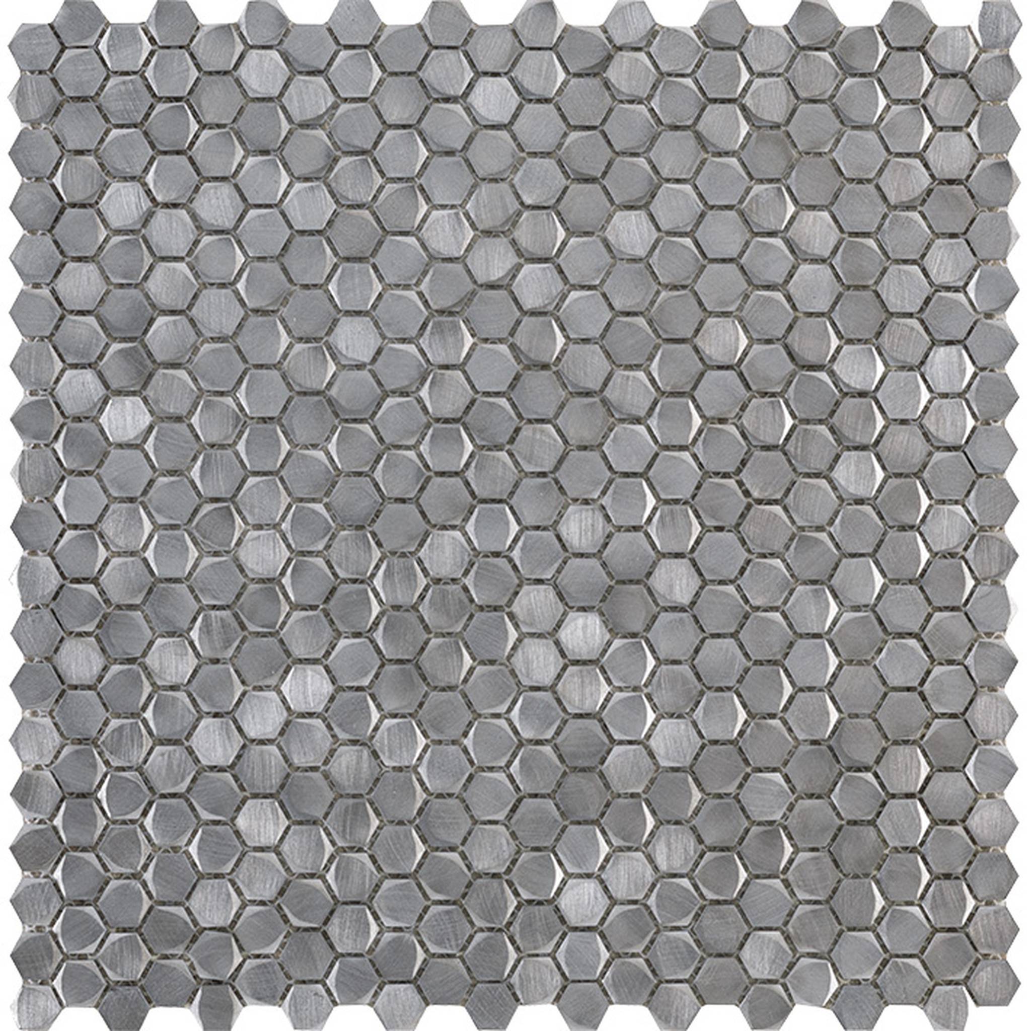 PŁYTKA MOZAIKA METALOWA GRAVITY ALUMINIUM HEXAGON METAL 30,7 30.7 x 30.7 CM OD L'ANTIC