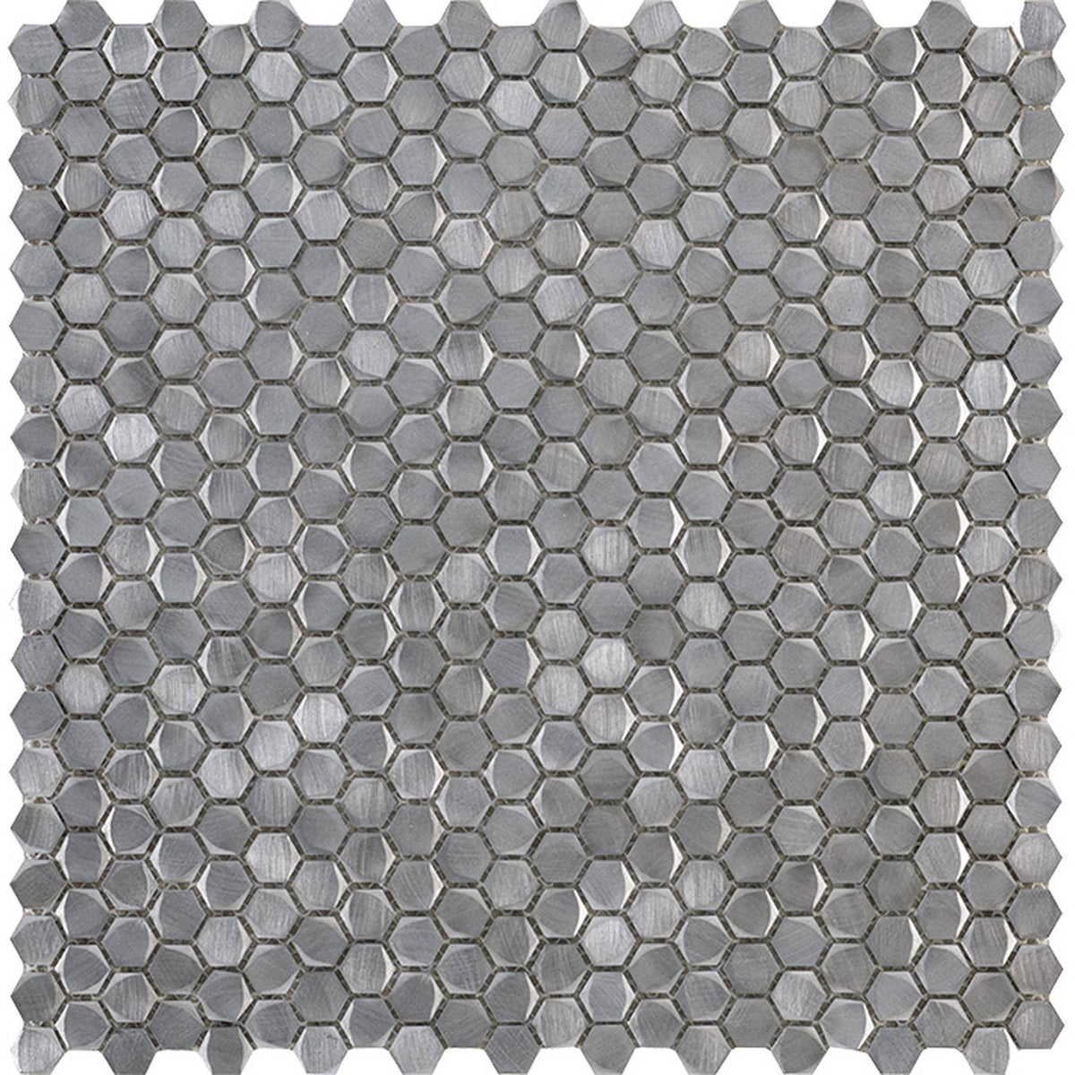 PŁYTKA MOZAIKA METALOWA GRAVITY ALUMINIUM HEXAGON METAL 30,7 30.7 x 30.7 CM OD L'ANTIC