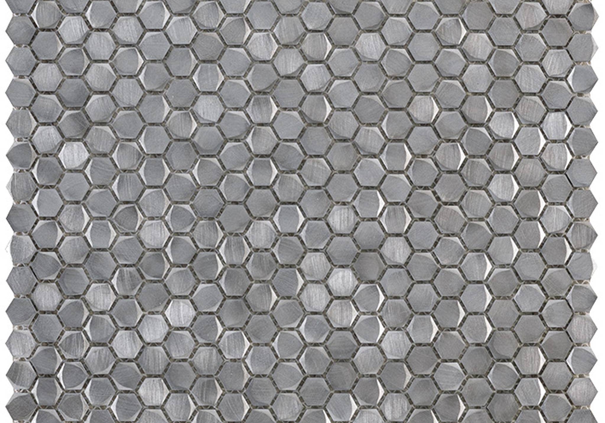 PŁYTKA MOZAIKA METALOWA GRAVITY ALUMINIUM HEXAGON METAL 30,7 30.7 x 30.7 CM OD L'ANTIC