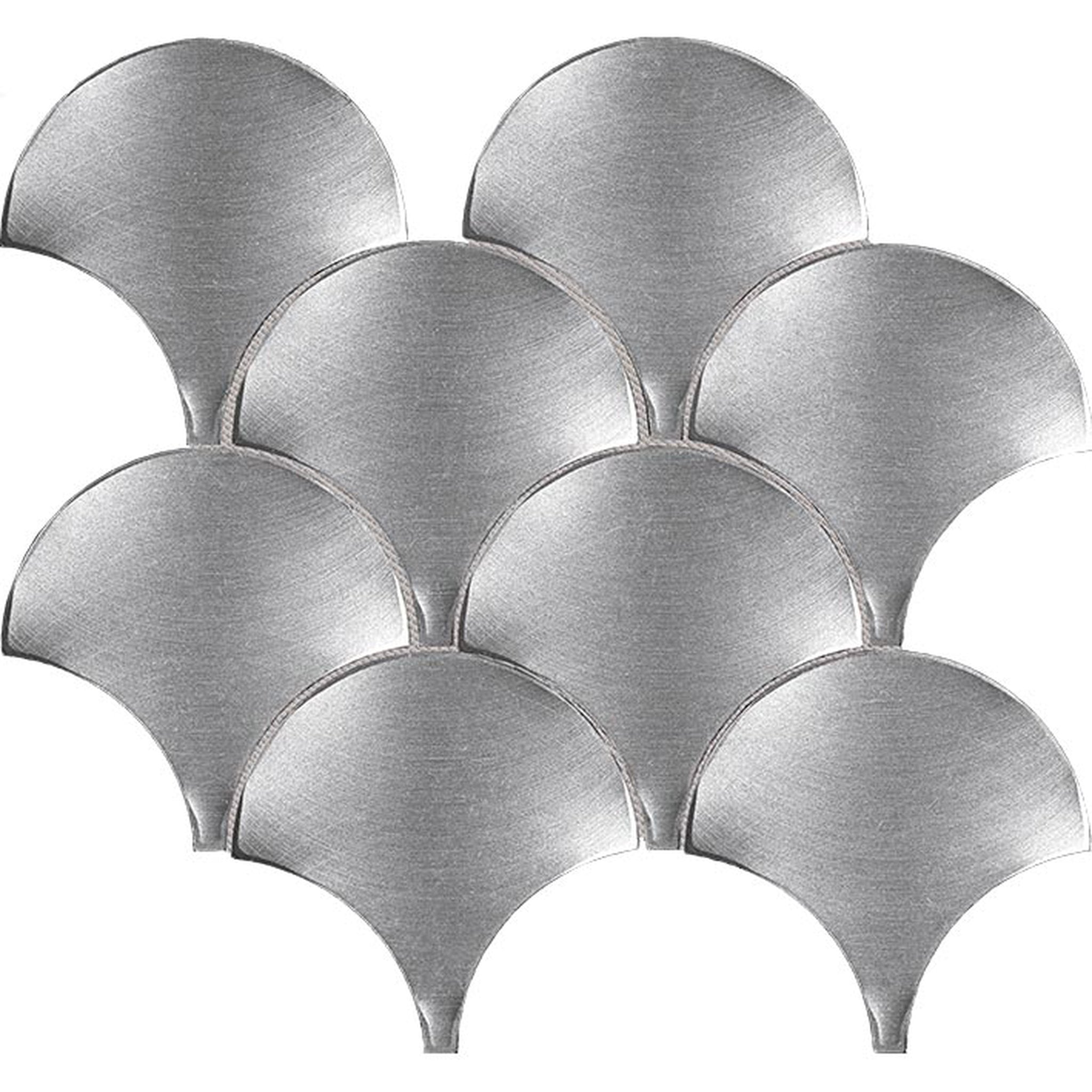 PŁYTKA MOZAIKA METALOWA GRAVITY ALUMINIUM SHELL METAL 26.4 x 24.4 CM OD L'ANTIC