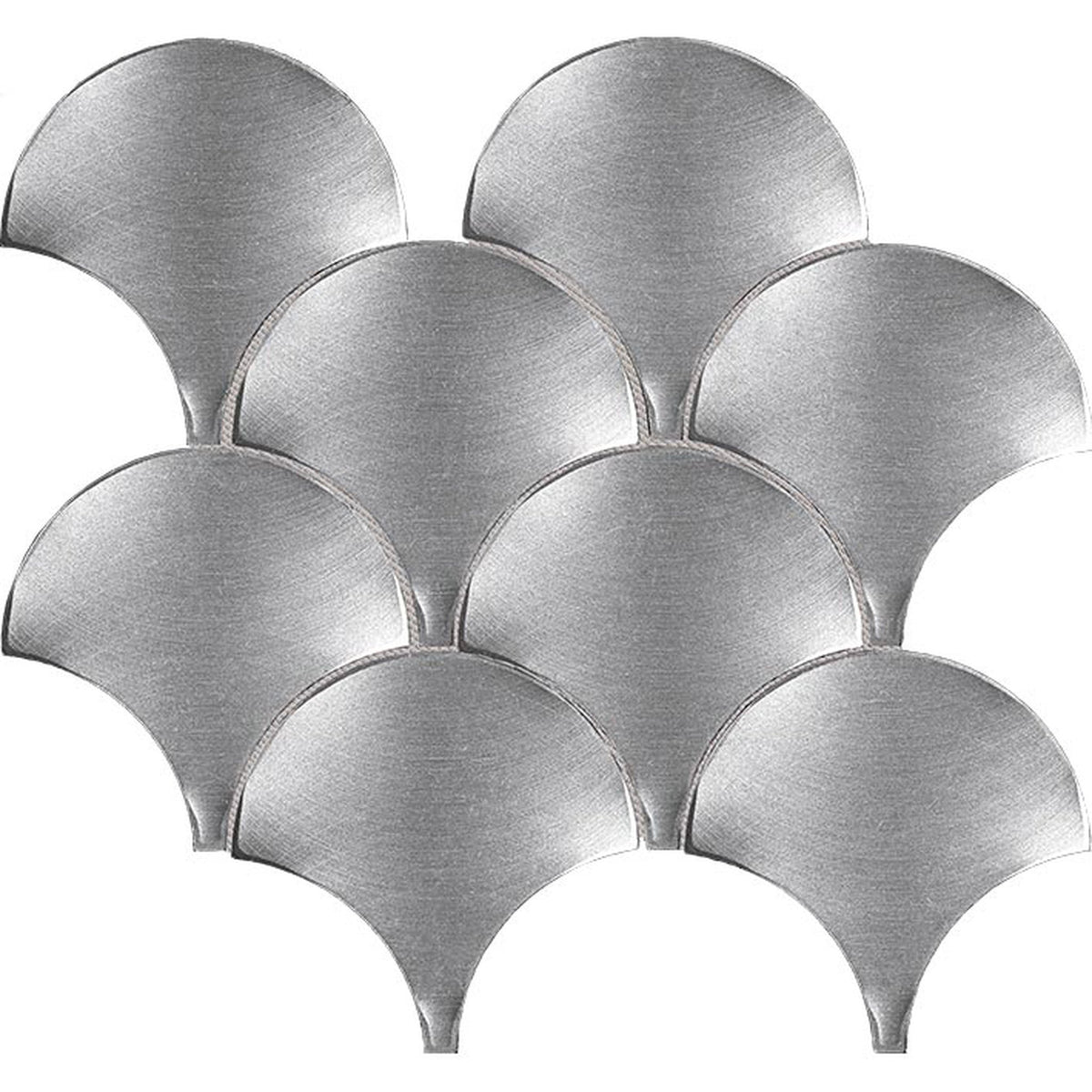 PŁYTKA MOZAIKA METALOWA GRAVITY ALUMINIUM SHELL METAL 26.4 x 24.4 CM OD L'ANTIC