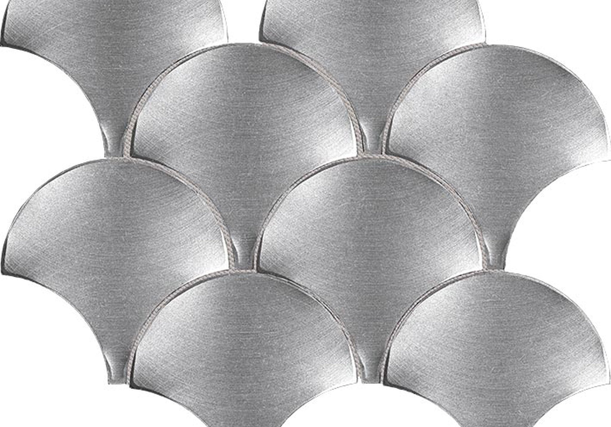 PŁYTKA MOZAIKA METALOWA GRAVITY ALUMINIUM SHELL METAL 26.4 x 24.4 CM OD L'ANTIC