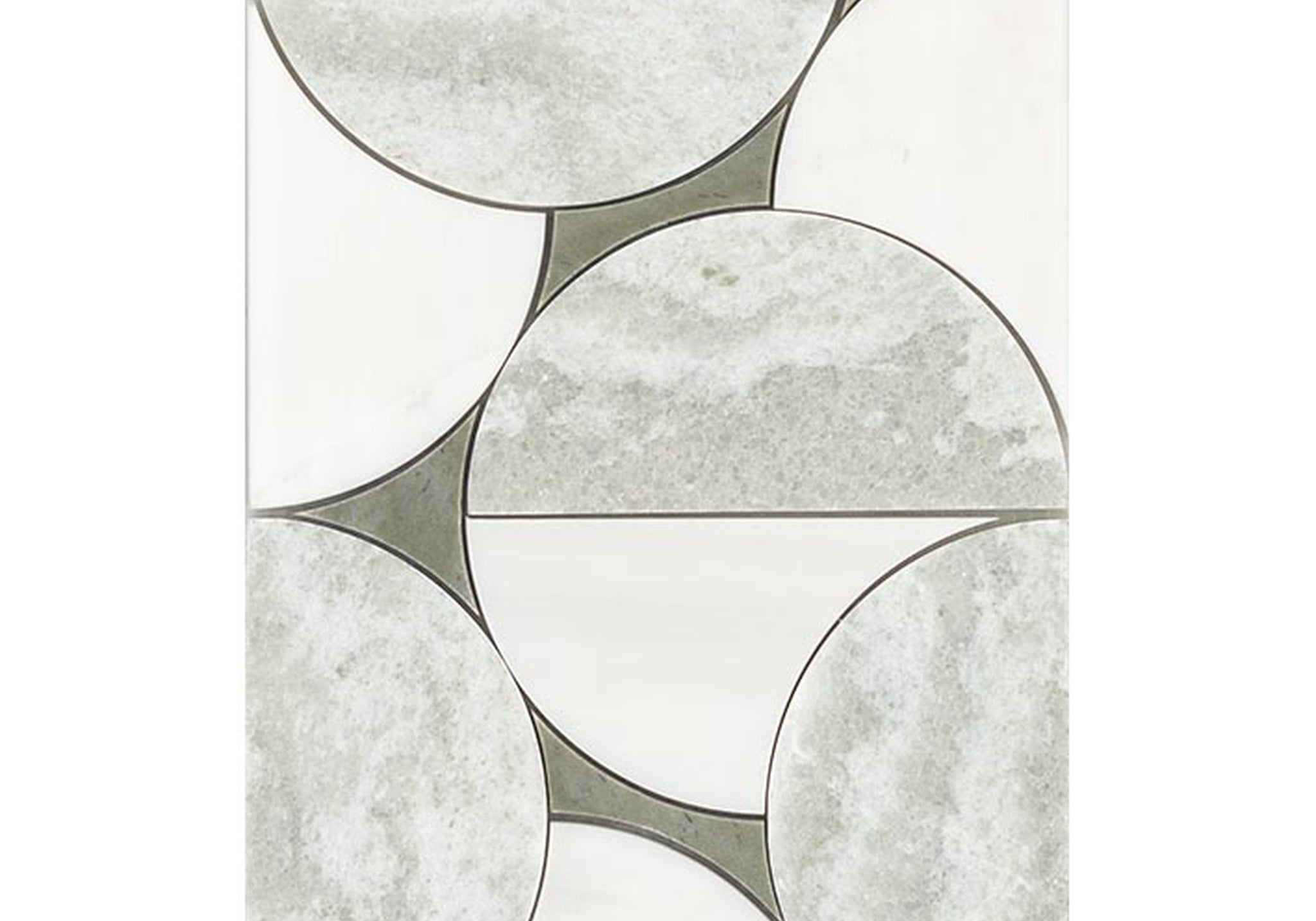 PŁYTKA MOZAIKA KAMIENNA LOOP JADE 30 x 20.3 CM OD L'ANTIC