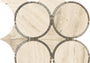 PŁYTKA MOZAIKA KAMIENNA TEMPO CIRCLE BEIGE 29.9 x 29.9 CM OD L'ANTIC