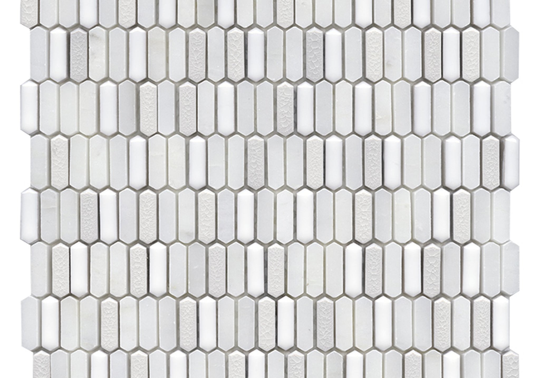 PŁYTKA MOZAIKA MIESZANA SAVOYA WHITE 32.2 x 29.7 CM OD L'ANTIC