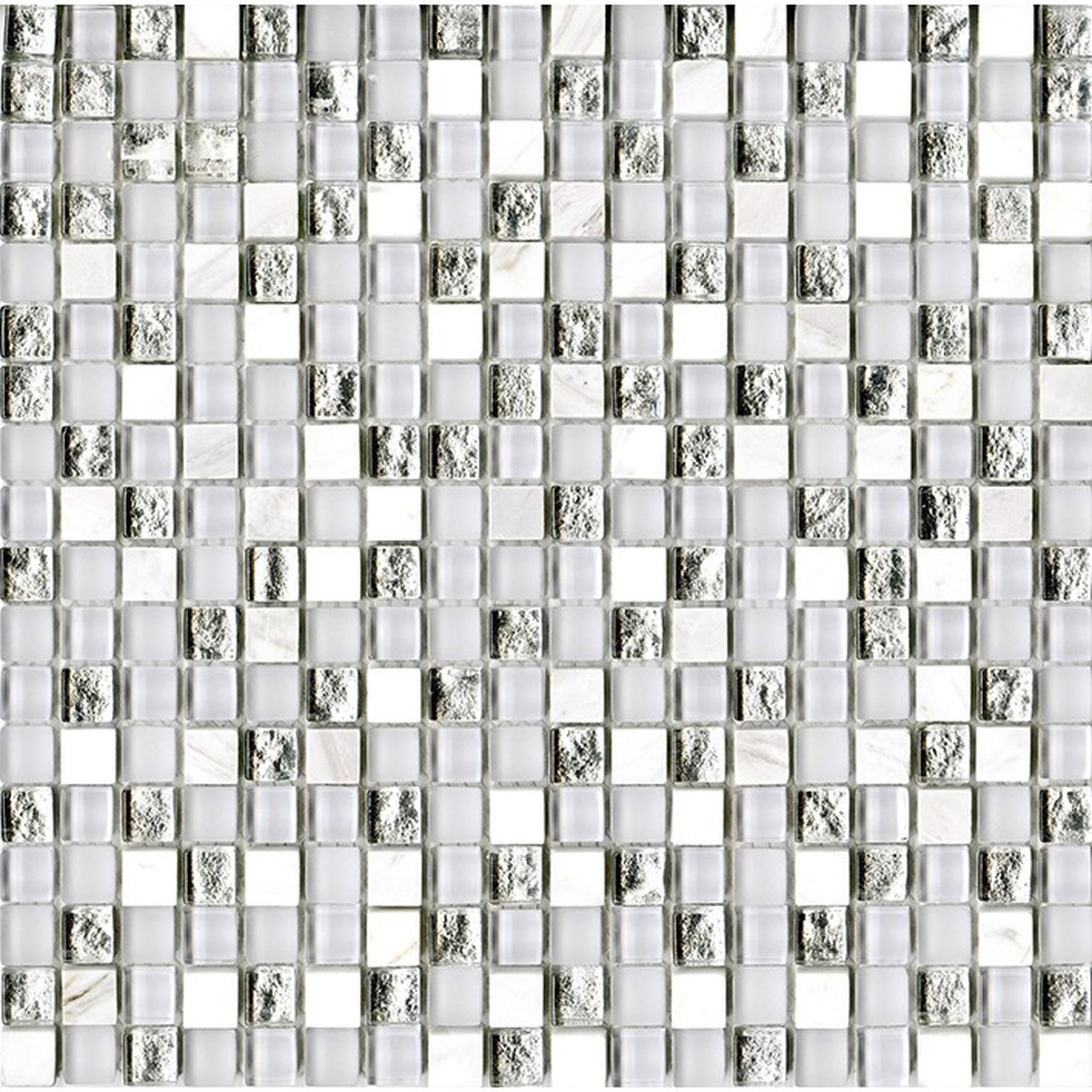 PŁYTKA MOZAIKA MIESZANA ETERNITY WHITE 29.7 x 29.7 CM OD L'ANTIC