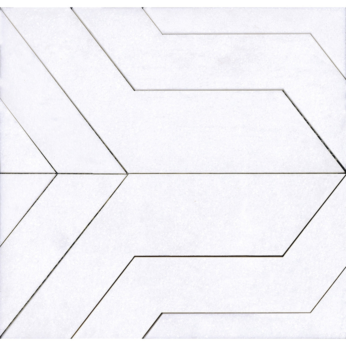 PŁYTKA MOZAIKA KAMIENNA FOCUS WHITE 28 x 29 CM OD L'ANTIC