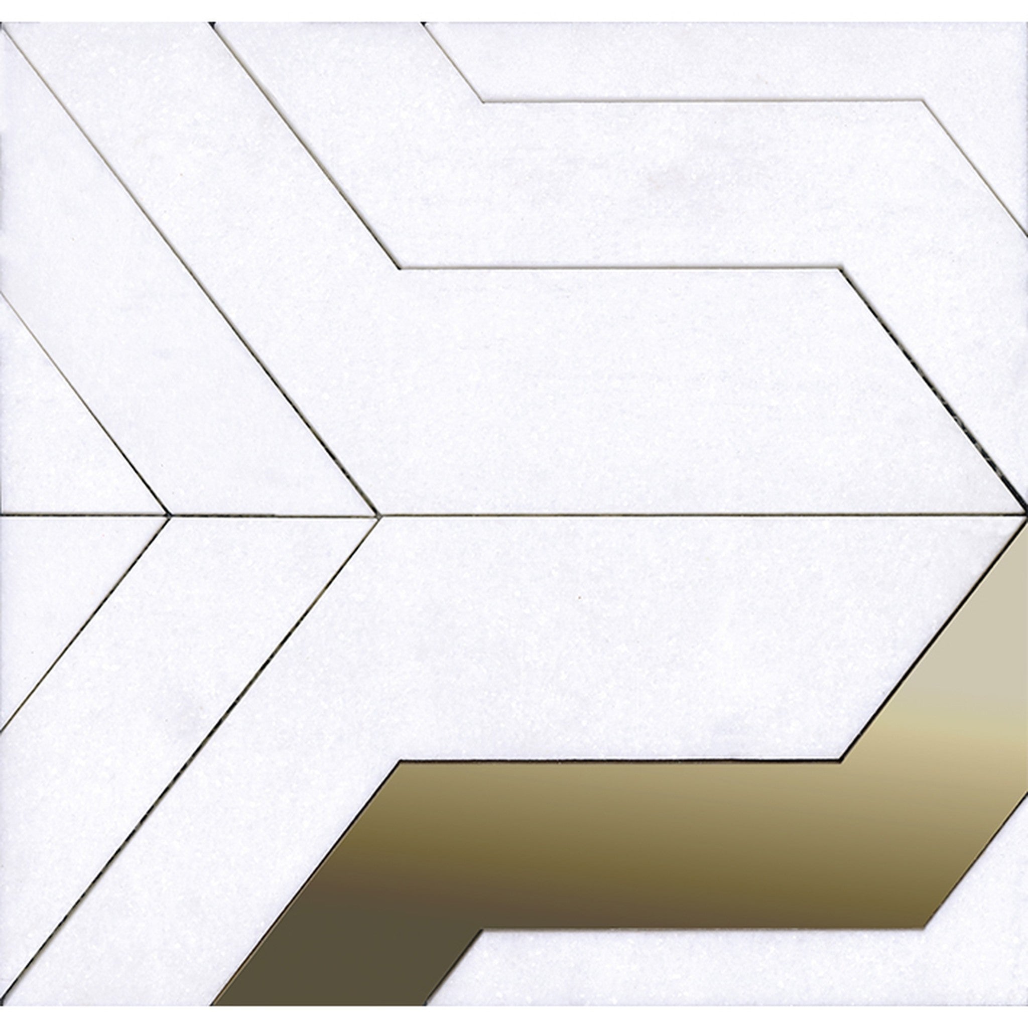 PŁYTKA MOZAIKA KAMIENNA FOCUS WHITE GOLD 28 x 29 CM OD L'ANTIC