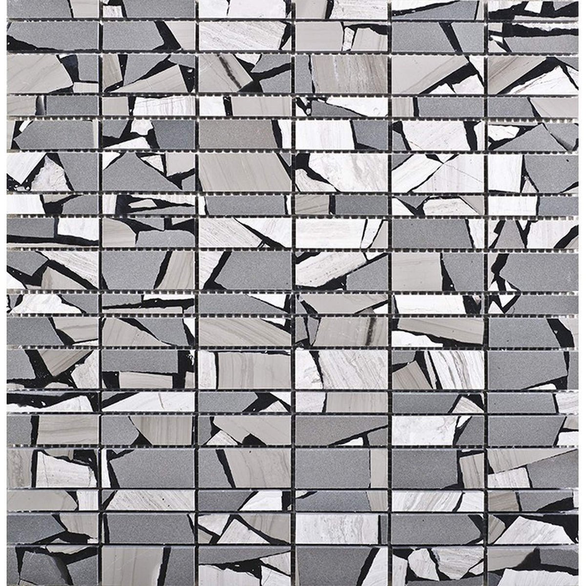 PŁYTKA MOZAIKA KAMIENNA LINES SAFARY BROWN 29.8 x 30.4 CM OD L'ANTIC