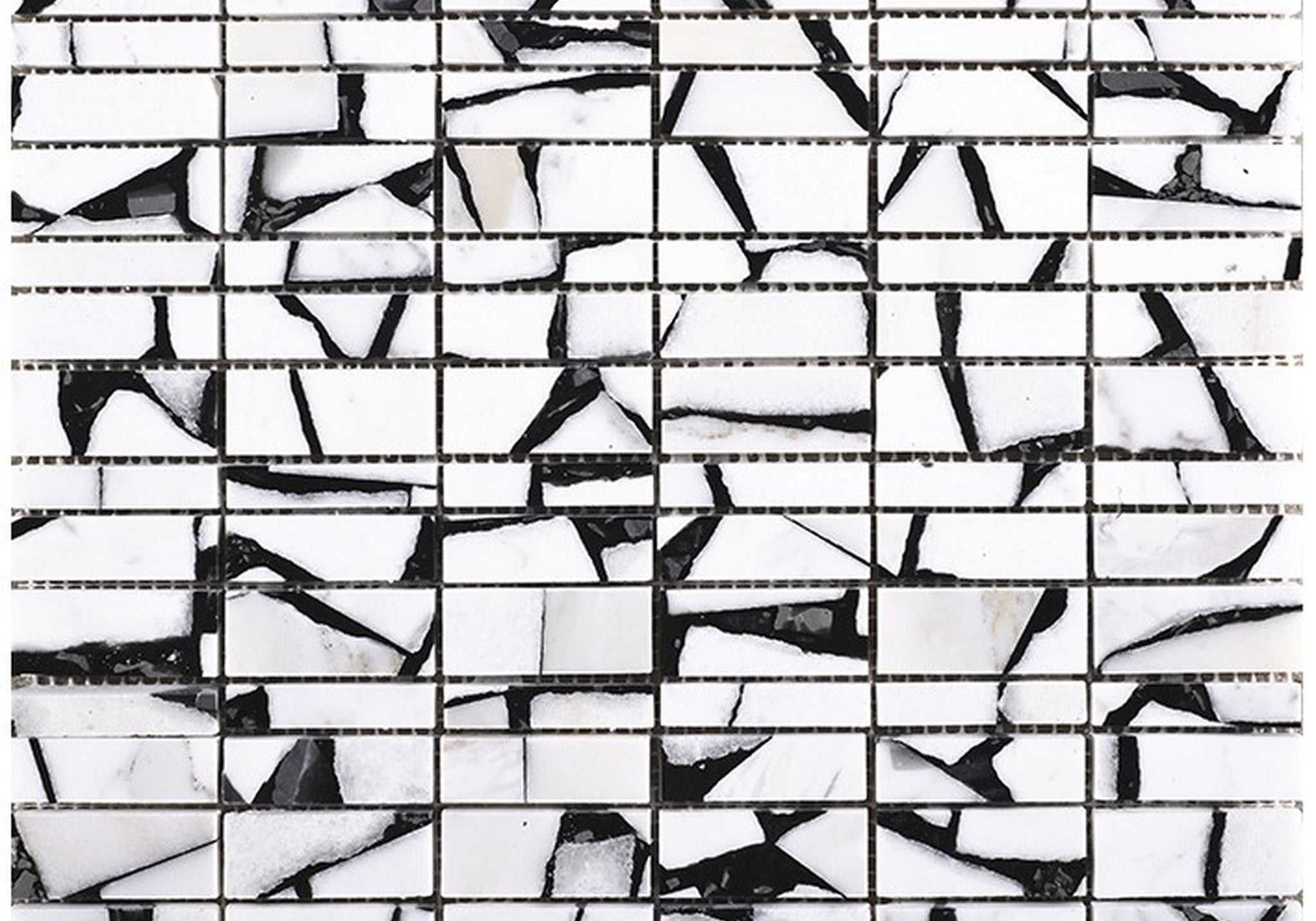 PŁYTKA MOZAIKA KAMIENNA LINES SAFARY WHITE 29.8 x 30.4 CM OD L'ANTIC