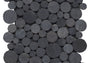 PŁYTKA MOZAIKA KAMIENNA PARADISE ROUND STONE NEGRO 31.5 x 31.5 CM OD L'ANTIC